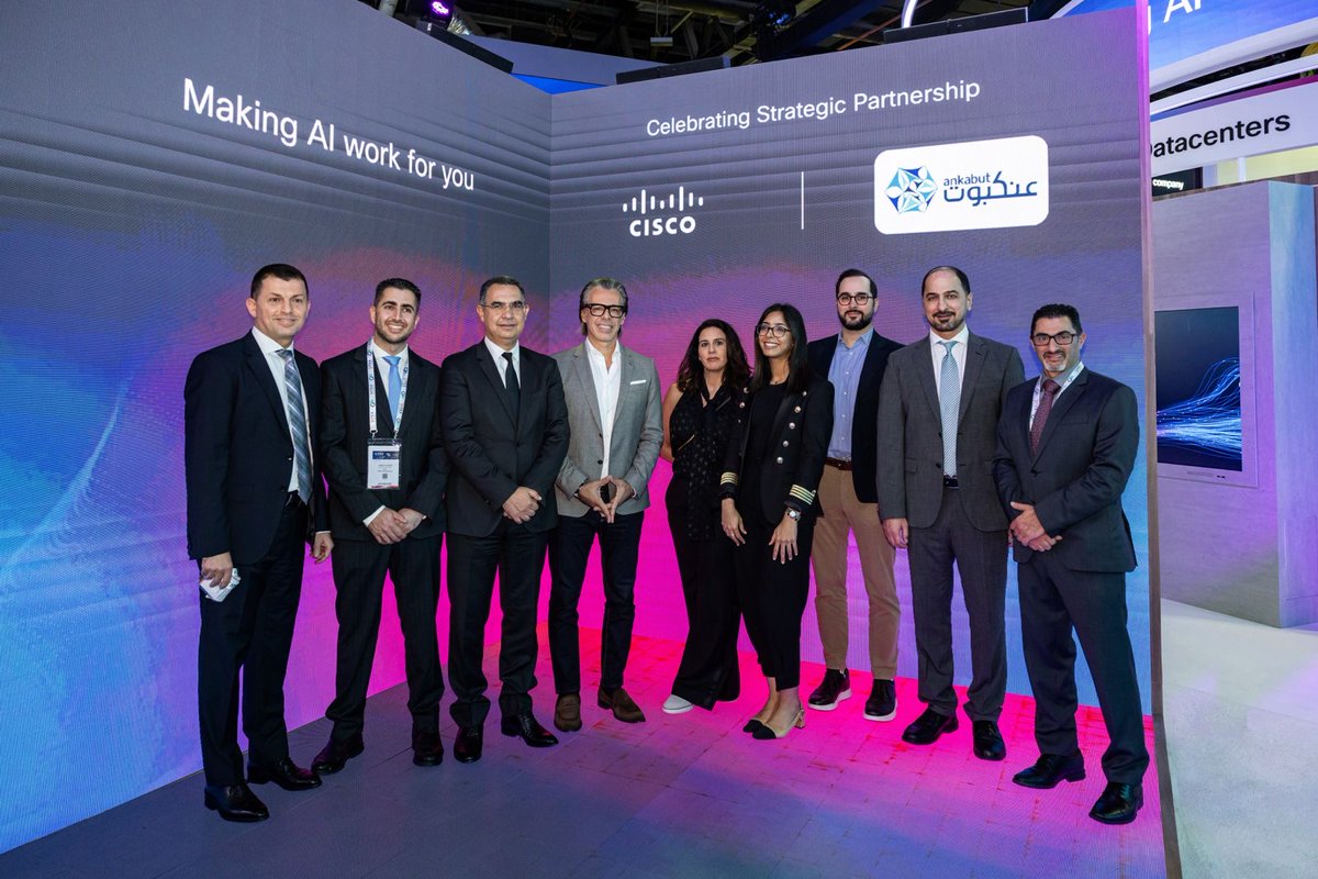 At #GITEXGLOBAL2025, We joined forced with <a href="/Cisco/">Cisco</a> to advance Smart Classrooms and AI-driven learning across the UAE. This collaboration marks a shared step toward inclusive, scalable, and future-ready education.
#Cisco #Ankabut #EdTech