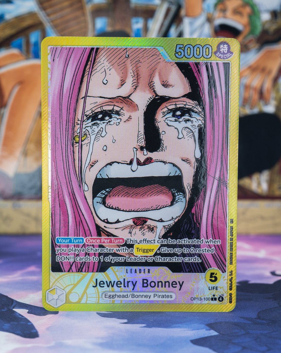 one piece card game jewelry bonney One Piece Card Game: Flagship Store Exclusive Sleeve, Bonney
