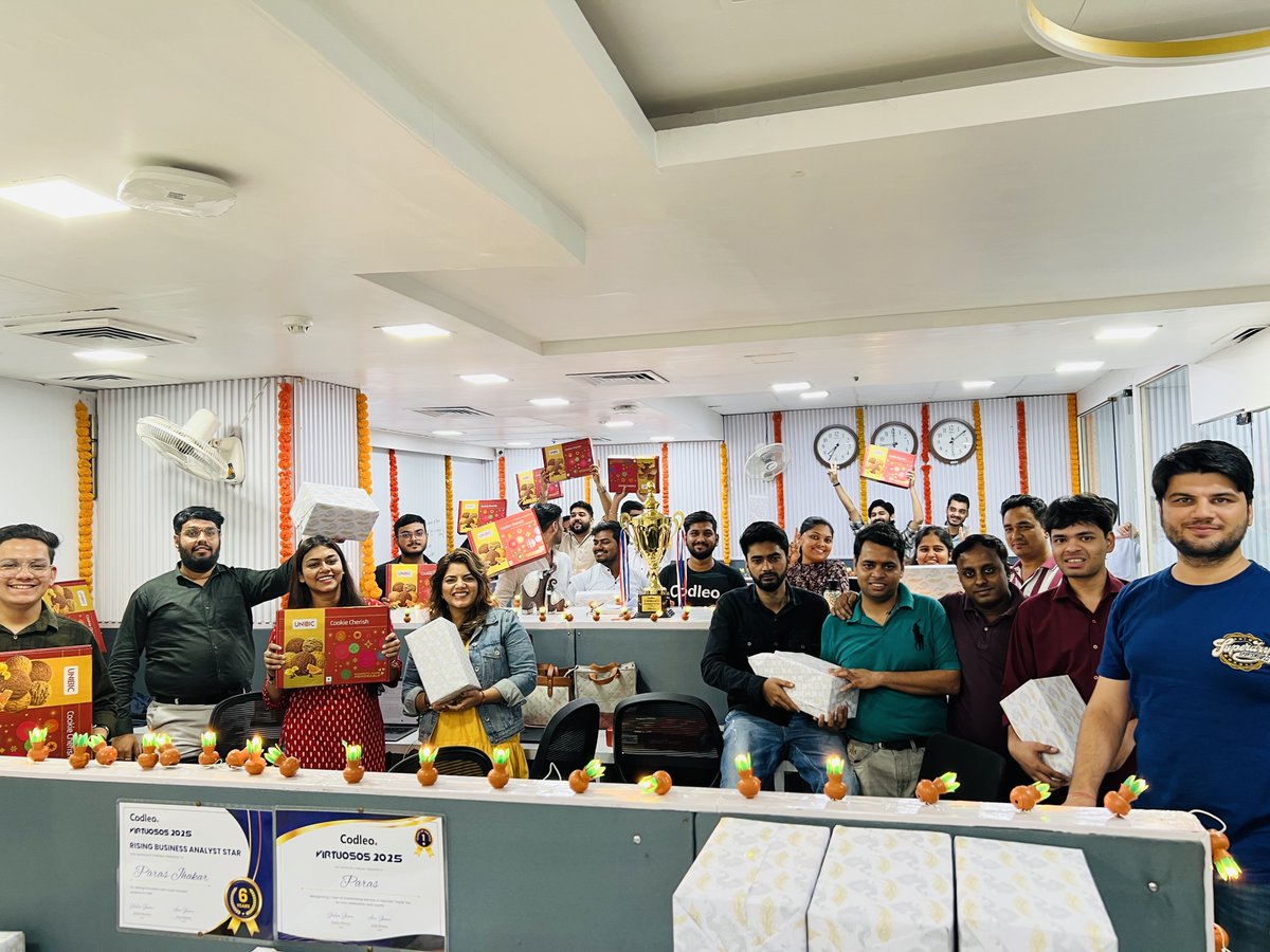 consultcodleo's tweet image. The festival of lights brought extra sparkle and smiles to our Codleo family! ✨ Here’s to celebrating togetherness, positivity, and joy that shines beyond the season.🌼

#Diwali2025 #Codleo #FestivalOfLights #TogetherWeShine #festivevibes #festival #diwali #happydiwali