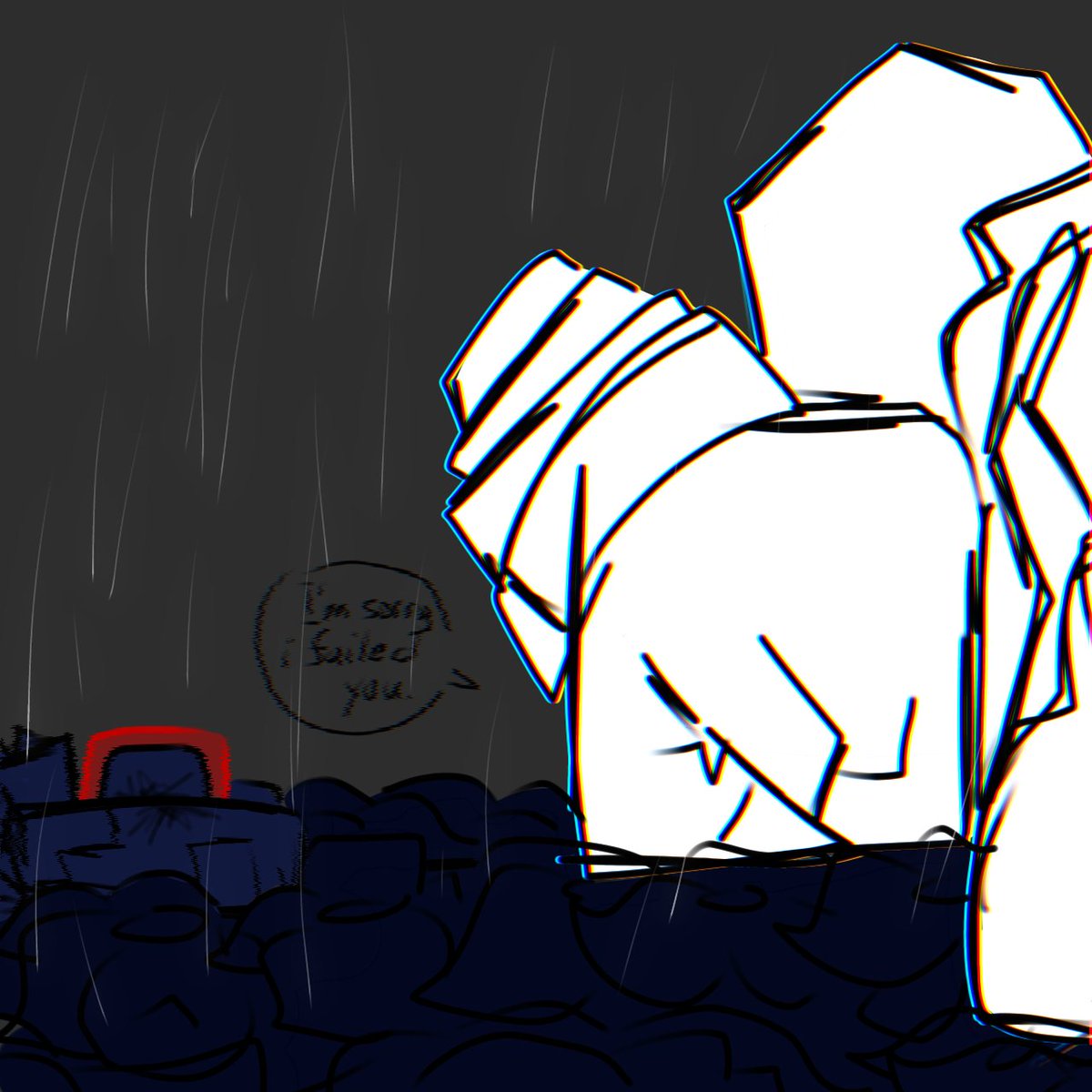 ARCHIVINGCD's tweet image. [Collapsing by your corpse, surrounded by these flowers. Maybe we&apos;ll be at peace around here, even if both our ends weren&apos;t as so kindly James.]

[I&apos;ve failed to do my job, i hope you&apos;ll ever forgive me for my useless existence of a unit.]

#DeivyDoesTutorials33 #DDT33