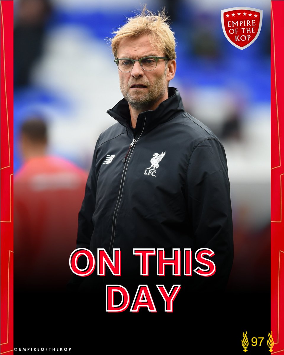 empireofthekop's tweet image. Jurgen was in charge of his first #LFC game on this day 10 years ago 🇩🇪