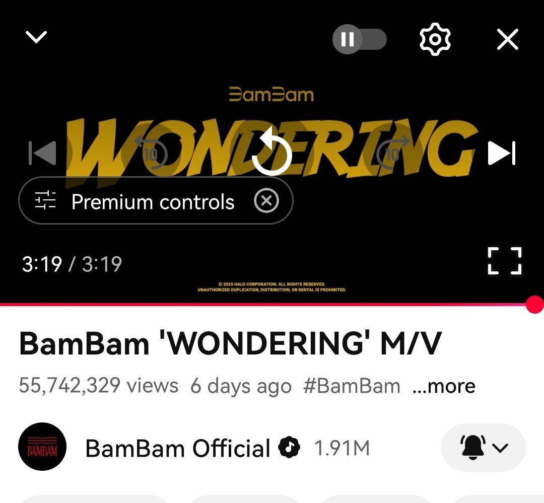lovecatbb97's tweet image. พี่ #WONDERING  แซง พี่ #SlowMo เรียบร้อย
By #BamBam