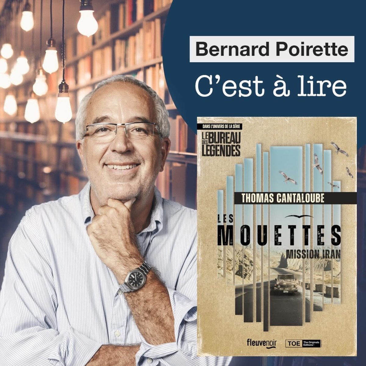 Bonjour à toutes et tous,
Au programme de votre podcast du jour : 
"Les Mouettes - Mission Iran" de Thomas Cantaloube publié chez Fleuve Noir éditions.

smartlink.ausha.co/c-est-a-lire/2…

Bon WE et bonne lecture !