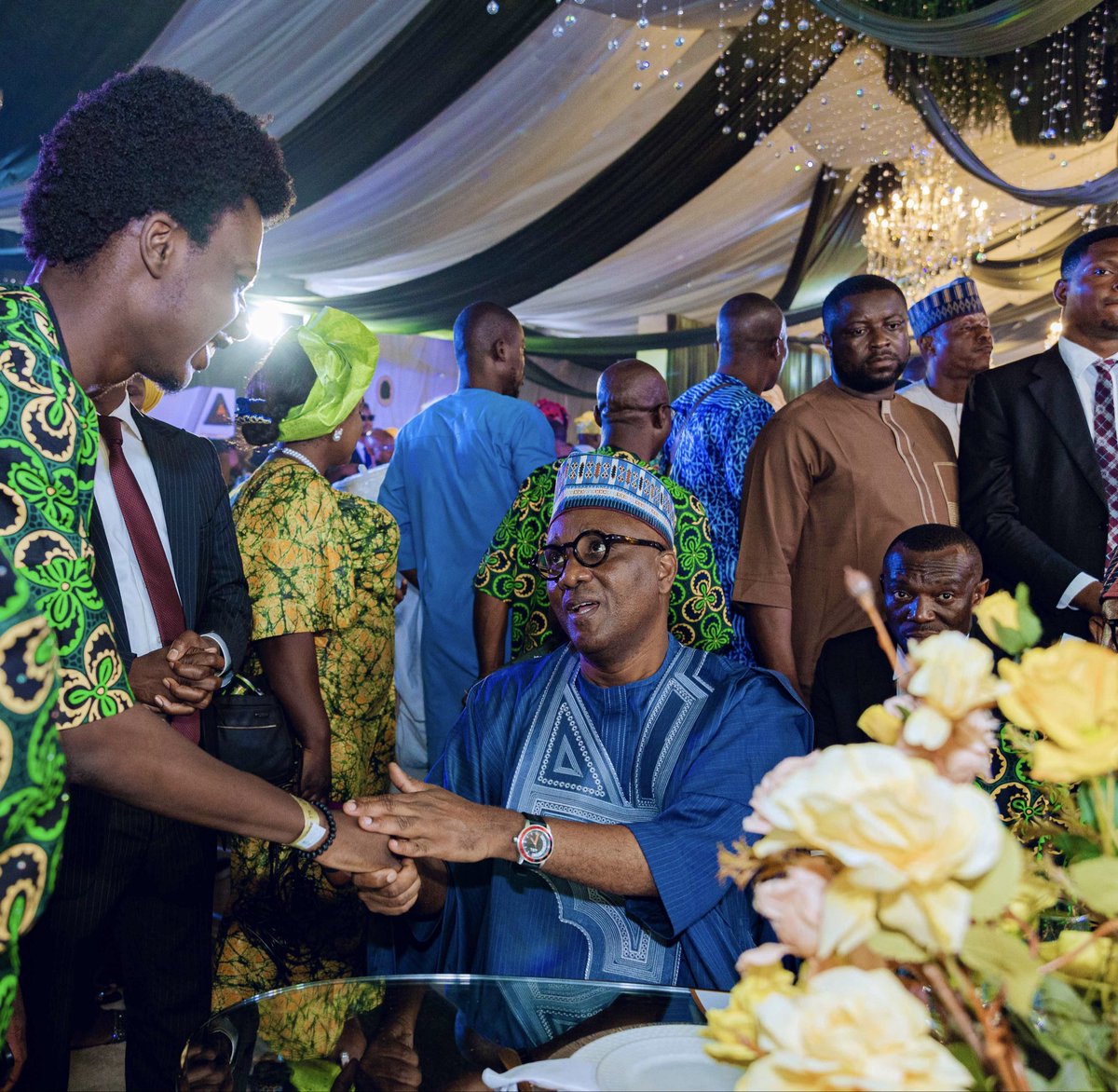 heismahmoud_'s tweet photo. Always a pleasure. 

VP, Speaker &amp; Gov Sule https://t.co/LRAujL8Oxu