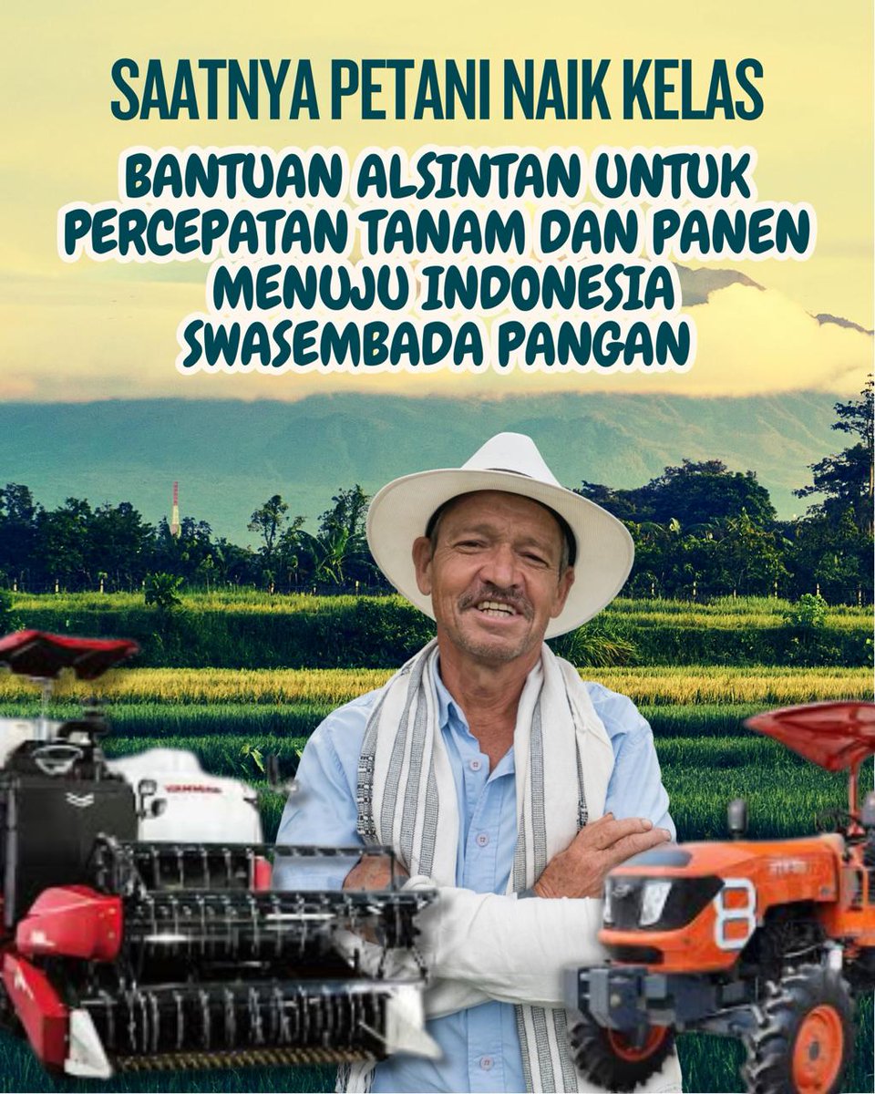 lekparmann's tweet photo. Wis wayahe petani sejahtera

#KedaulatanPangan https://t.co/LoFzjVdsQ9