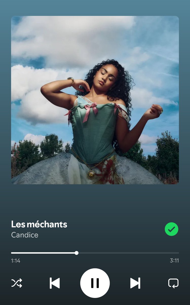 flaurilda's tweet photo. Les méchants, c'est tellement un banger de fou ! 
Sa voix, la mélodie, la prod, les paroles. Tout est parfait. Un 10/10 👌

#Floraison 
#Candice https://t.co/1GC0uyFbmm