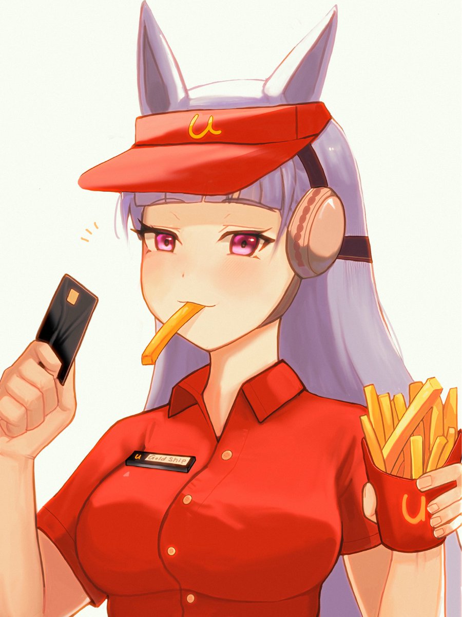Want some fries?
#umamusume #ウマ娘 #goldship