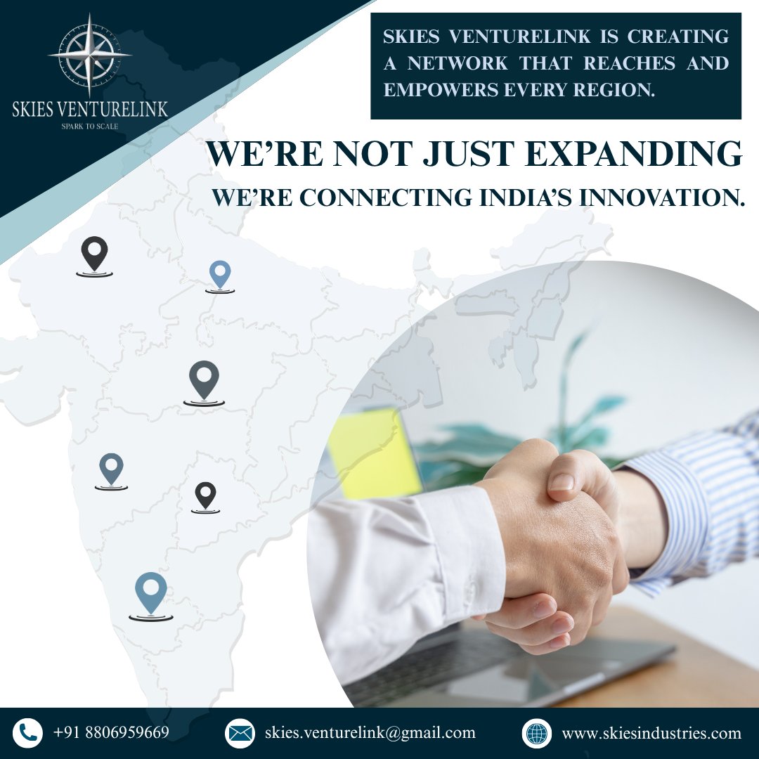 SkiesV66's tweet image. Expanding our network, empowering innovation. 🌐

SKIES VENTURELINK is reaching new frontiers — connecting ventures, funding, and expertise to drive growth.
#skiesventurelink #globaloutreach #BusinessGrowth  #InnovationEcosystem #consulting #business #startupfunding