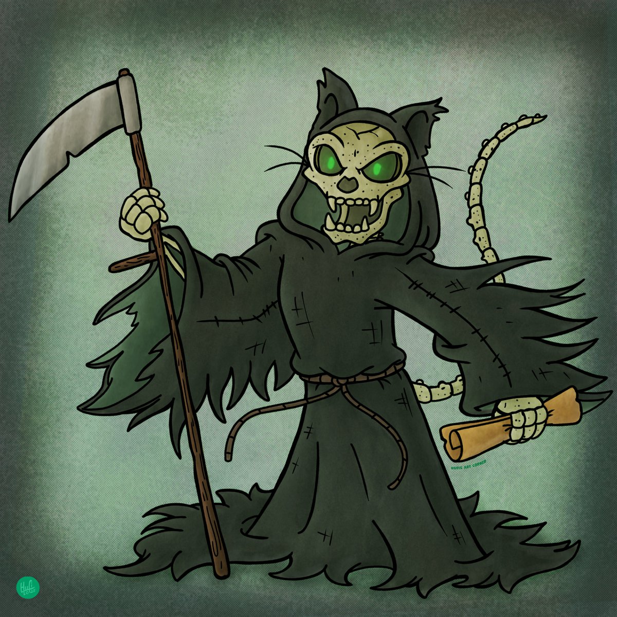 thomation92's tweet photo. "Halloween Horror Cats 2025: Grim Reaper Cat"
And what better character to round off this year's Halloween Horror Cats series than Mr. THE END himself? But don't worry: Tomorrow we'll continue with the next Halloween illustrations
#grimreaper #halloween #furry #furrystyle https://t.co/ssyadShjEe