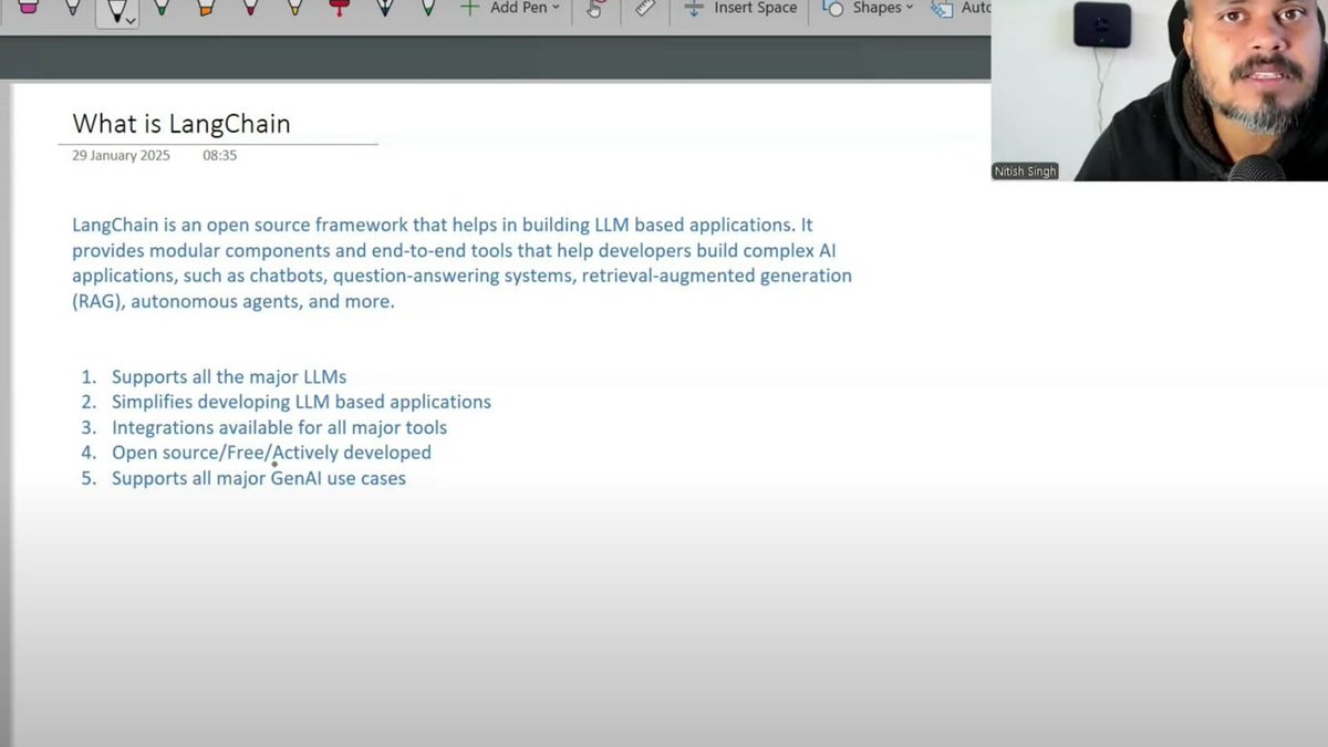 SamikshyaRB's tweet photo. #LUD20 Today I learned about langchain. It helps to connect language models like Chatgpt with external tools. #FestivalOfLearning #LearningUtsav2025 @learning_utsav https://t.co/PUmb4yoqvQ