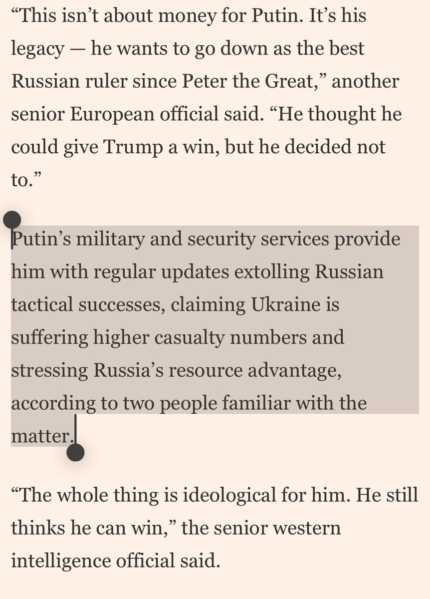 HoansSolo's tweet image. This to me is the most revealing sentence in this article.
Outside observers often assume that senior military commanders in the rear and political decision-makers possess a clear understanding of the battlefield situation and the relative status of their forces. As I noted in…