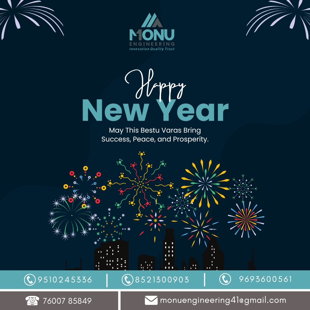 MonuEngineering's tweet image. New Year, New Opportunities, Same Dedication! 💪
 Happy Bestu Varas from the entire Monu Engineering family.
#NewYear2025 #BestuVaras #MonuEngineering