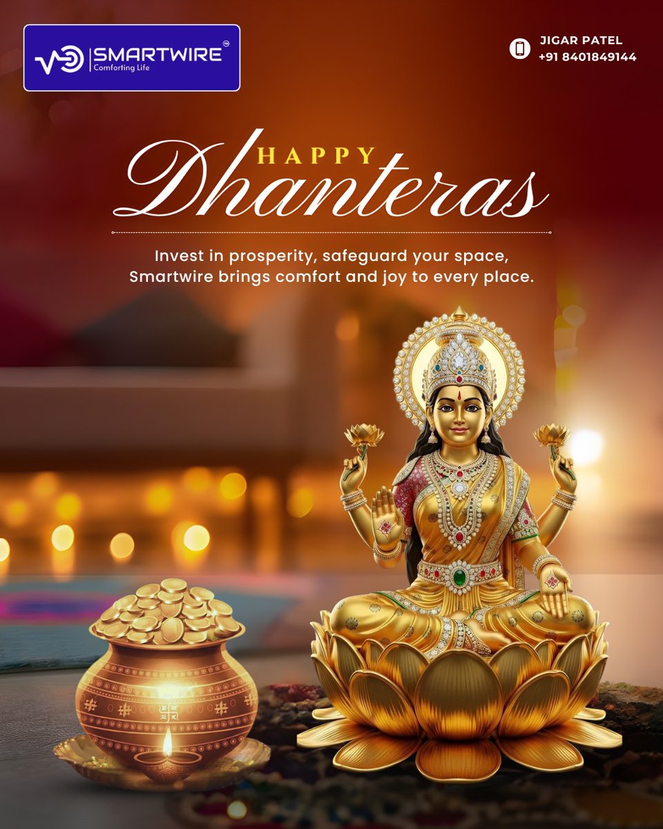 smartwire182's tweet image. Invest in Prosperity, Protect Your Space

#Smartwire #BestWiringSolutions #HomeWiring #OfficeElectricalSafety #DurableWiring #SmartWiringSystems #ElectricalSolutions #HomeSafety #ModernLiving #SuratBusiness #Navsari #Bharuch #Vapi #Ankleshwar