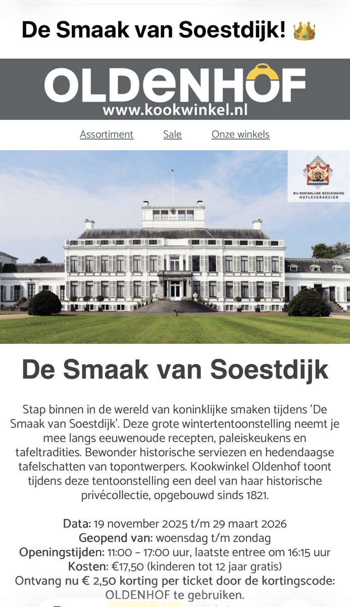 De smaak van soestdijk!
