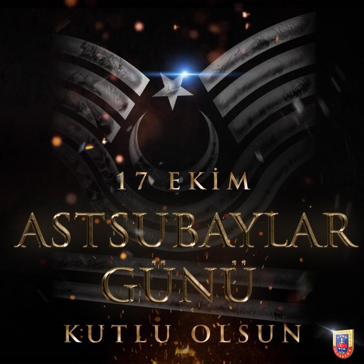 Birlikte Güçlüyüz🇹🇷

Vatan, millet ve bayrak uğruna gece gündüz demeden fedakârca görev yapan, emekli olan ve Gazilik şerefine erişen tüm Astsubaylarımızın, #17EkimAstsubaylarGünü’nü kutluyor, Şehit olan ve vefat eden Astsubaylarımızı rahmetle anıyoruz.
#Jandarma