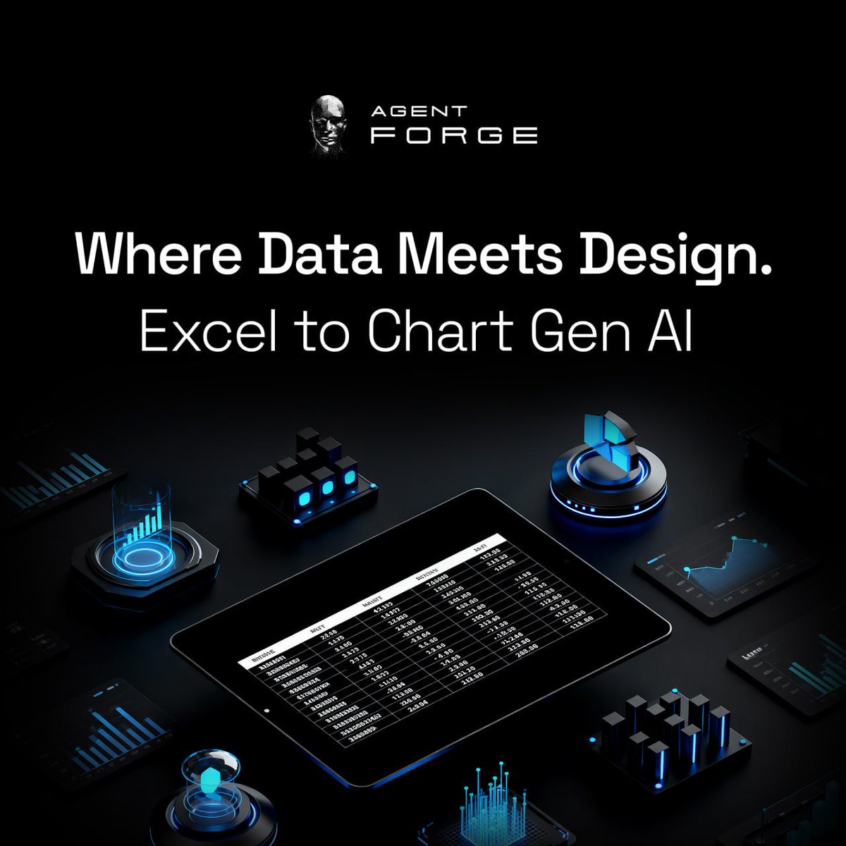 oluwaponmileolu's tweet image. AIREV&apos;s Excel to Chart Gen AI #AITECH on Agent Forge is a game-changer @AITECHio $AITECH

It quickly turns your raw data into stunning, ready to use visualizations. Simply upload your CSV file or drop a URL, and get instant access to beautifully designed bar,or scatter charts.