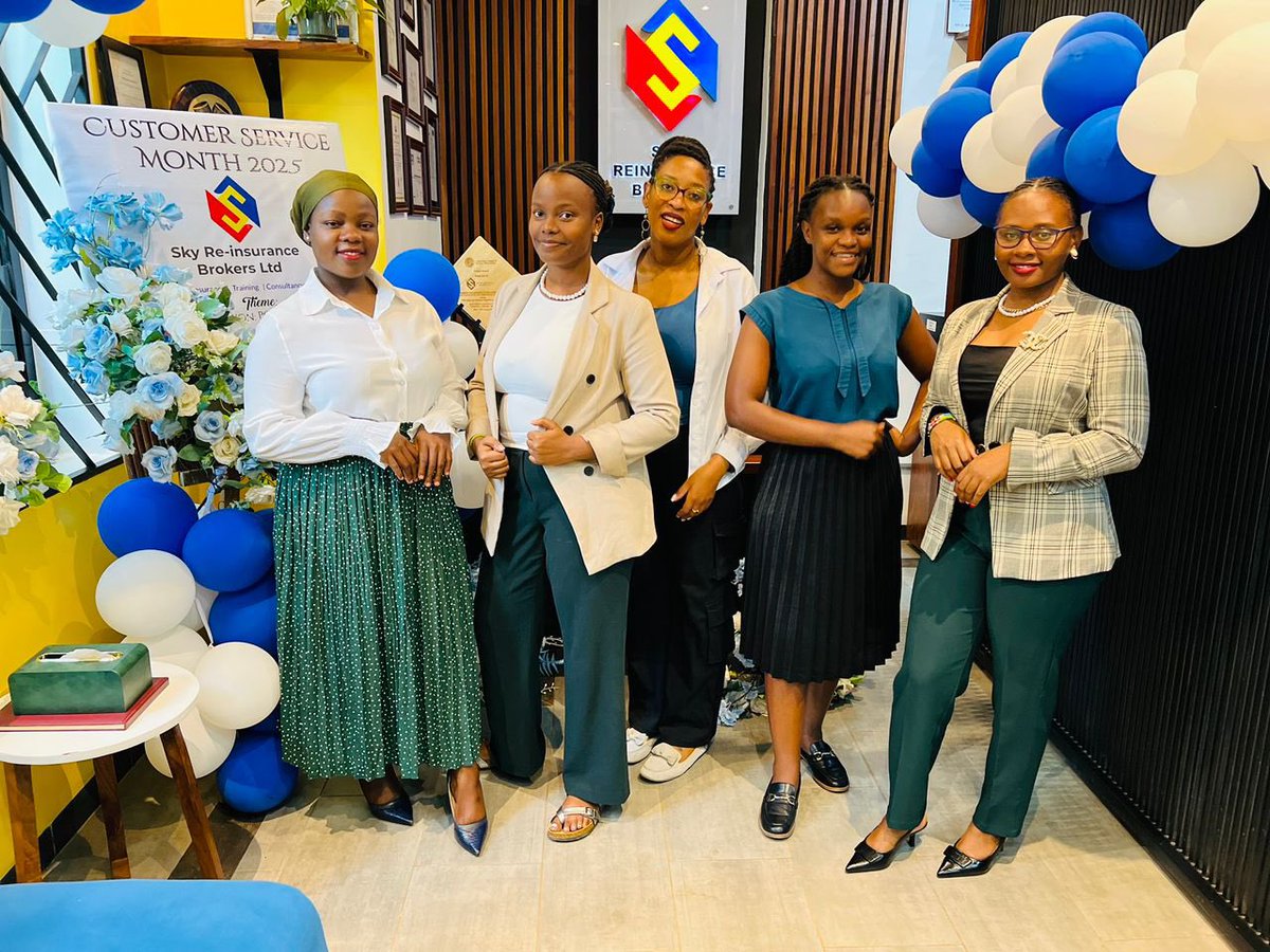 Our office ladies serving smiles for #CustomerServiceMonth 👌🏽