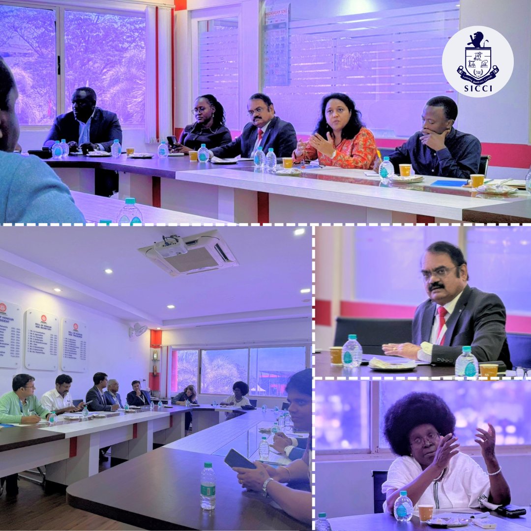 🤝 SICCI hosted Dr. Monica Musenero Masanza, Hon’ble Minister for Science, Technology &amp; Innovation, Uganda, in Coimbatore.

Discussions focused on strengthening India–Uganda ties in innovation &amp; technology. Invitation extended for Africa AI Summit 2026, Kampala. 🌍

#SICCI #AI