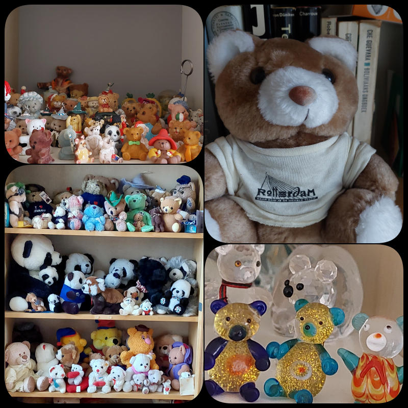 Vandaag is het thema bij #fot_O_ktober: inkijkje #binnenshuis. Daar zitten veel #beren 🐻.
<a href="/jolandabrwr/">JoLaNDa_hobbyfotograaf</a>