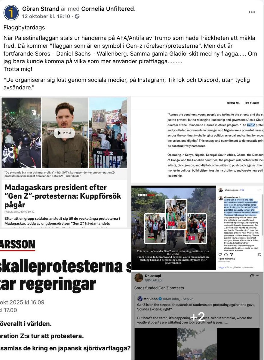 Måla mig förvånad. "No King" demonstrationer nästa.......

Då blir det flaggbytardags när Palestinaflaggan hamnar för halva priset på blocket och "Antifa" får nya uppdrag. Antar att "Stay Behind" blir ett ord fler kommer att bekanta sig med när Industriskyddskommitén ligger som