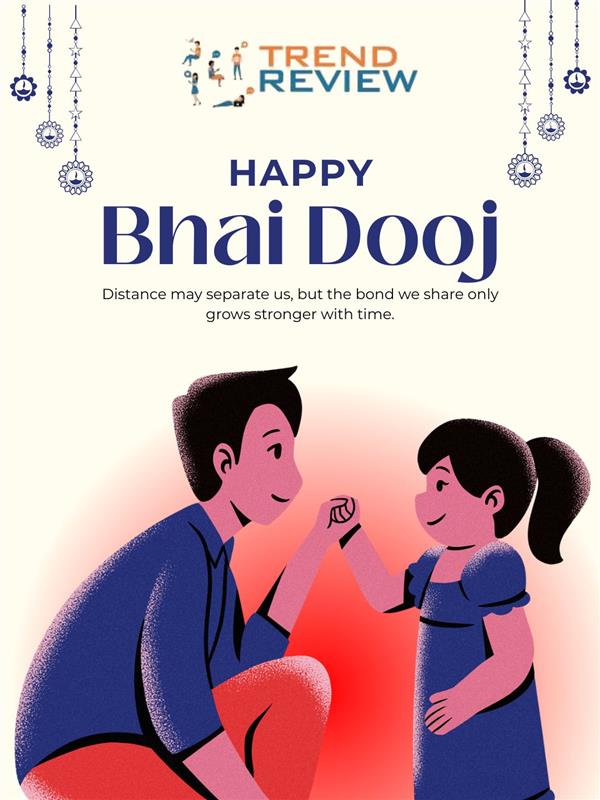 TrendToReview's tweet photo. Celebrating the unbreakable bond of love and laughter—Happy Bhai Dooj to all the amazing brothers and sisters.

#trendtoreview #happybhaidooj #bhaidooj2025 #siblinglove #festivalofbonds #bhaidoojvibes #brothersisterlove #familycelebration #siblinggoals https://t.co/MBikdZjUgv