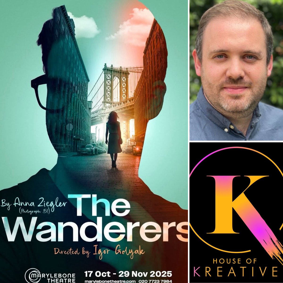 AgentKathryn's tweet image. 1st Preview for client Alex Musgrave #lightingdesigner on THE WANDERER at the Marylebone Theatre @MaryleboneTHLDN @AgentKathryn #thewanderers