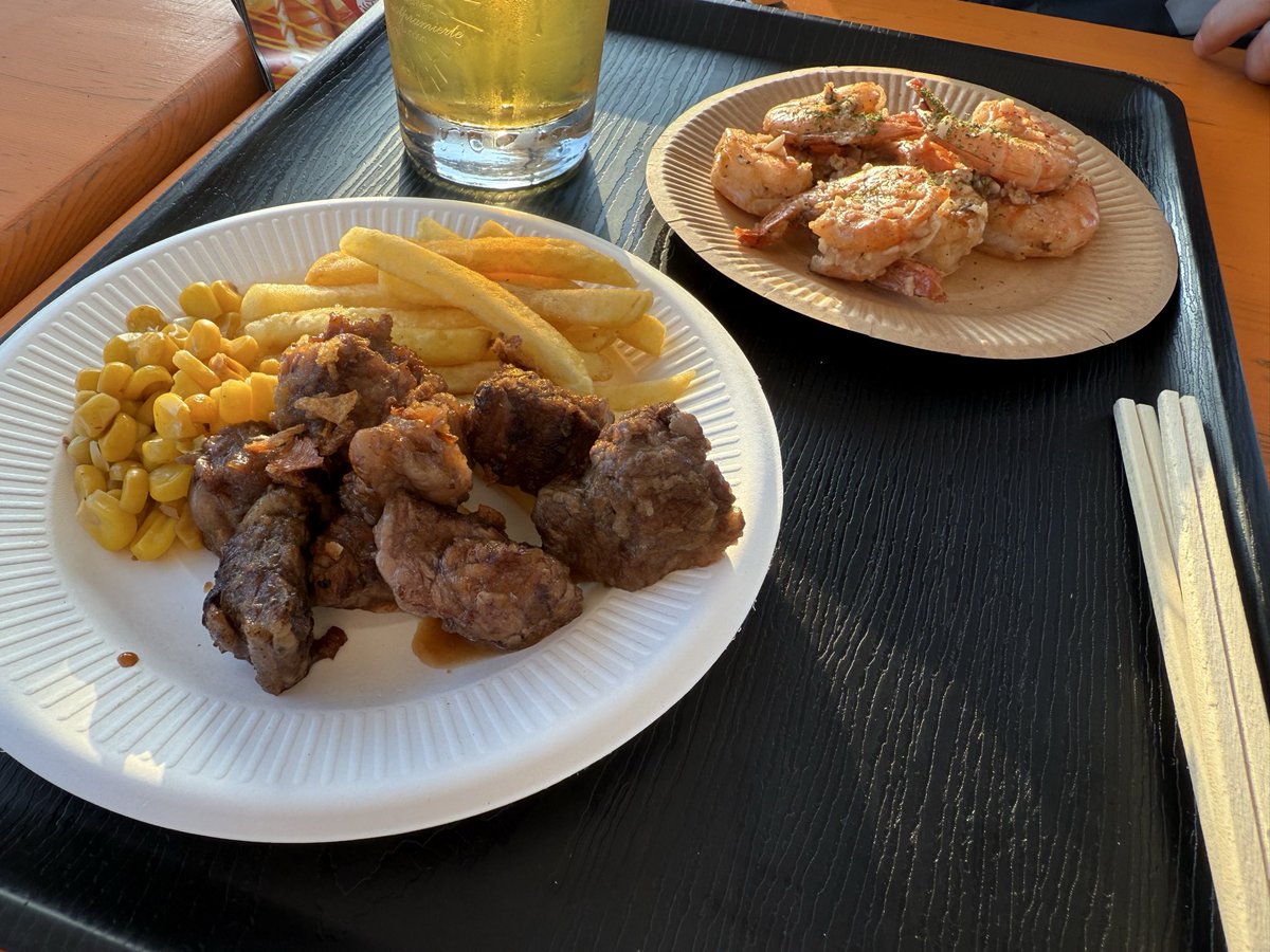 久しぶりにオクトーバーフェス来ました。昼から飲む酒はうまい