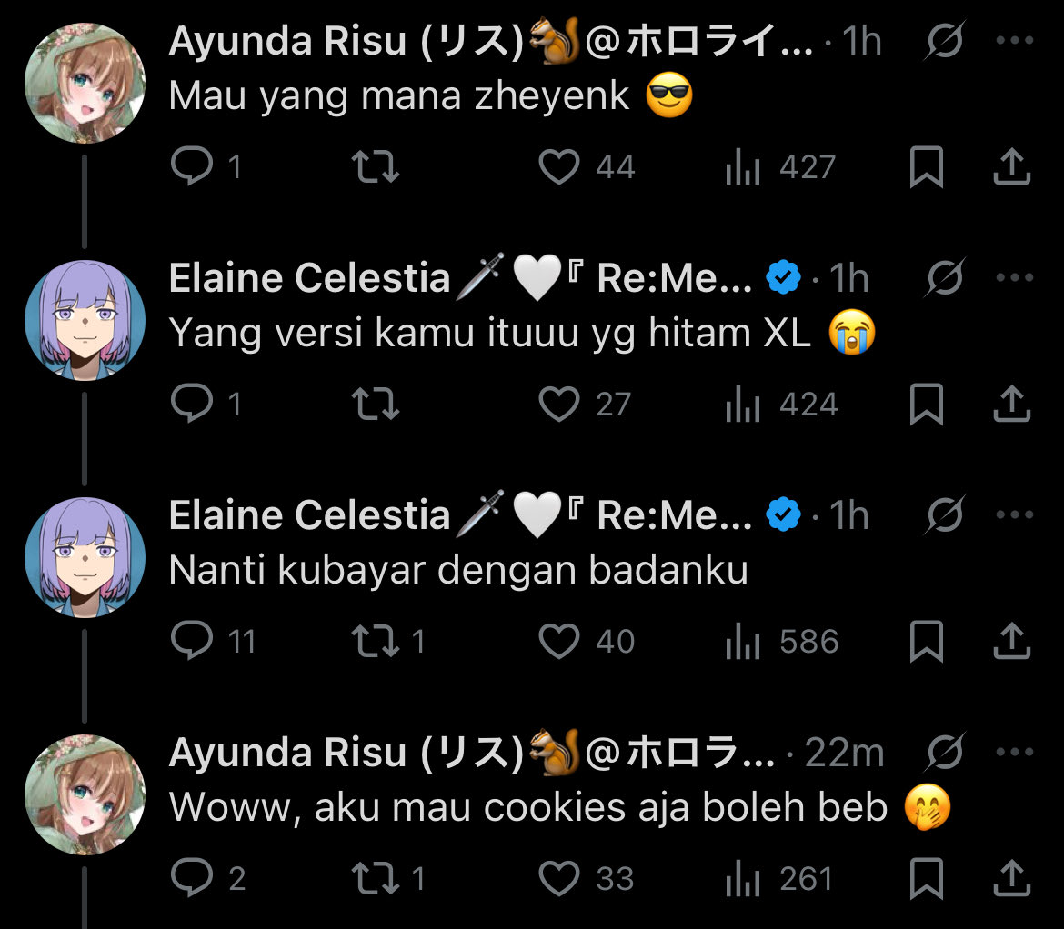 Dia lebih memilih cookies itu dari pada diriku. NTR kah