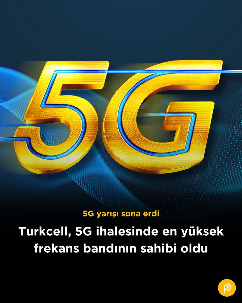 Turkcell, 5G ihalesinde en yüksek frekans bandının sahibi oldu.

1 milyar 224 milyon dolarlık teklifiyle toplam 160 MHz bandı alan Turkcell, Türkiye’nin 5G yolculuğunda liderliğini pekiştirdi.
<a href="/Turkcell/">TURKCELL</a>