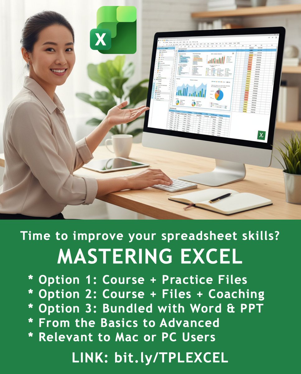 marktittley's tweet photo. Stop wasting hours fighting Word formatting, manual Excel updates, and boring PowerPoint slides. The inefficiency is costing you money! Master the entire Office Suite (Word, Excel, PPT) with my 3 courses in a bundle and save $45. https://t.co/QaYCRhIdKR  (See courses below)! https://t.co/SFglAgHXbw