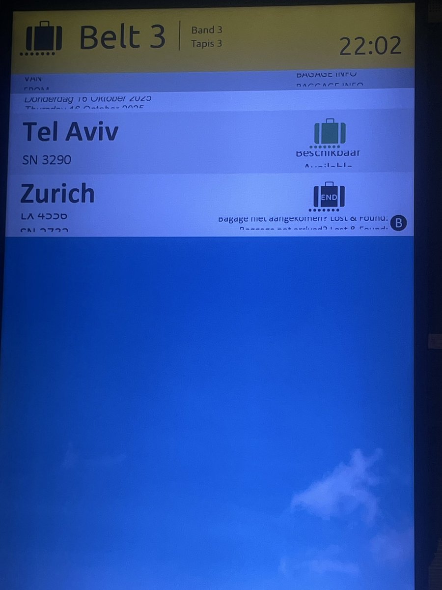 DR_Antwerpen's tweet image. Gisteren opnieuw vernederd op de luchthaven van Zaventem.
Ik ben gisteren avond aangekomen met Brussels Airlines vanuit Tel Aviv, en zoals zo vaak de laatste maanden was het weer raak: de bagage kwam niet op tijd. Op de schermen stond enkel “vertraagd”, en we hebben meer dan 50…