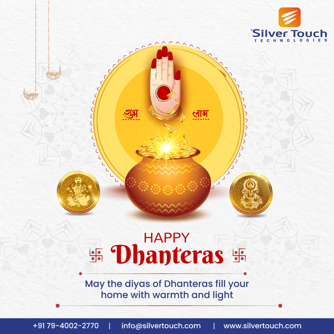 May the divine blessings of Goddess Lakshmi bring growth, positivity, and success to every endeavor you take.

Here’s wishing you a bright and prosperous 𝗗𝗵𝗮𝗻𝘁𝗲𝗿𝗮𝘀!

𝗧𝗲𝗮𝗺 𝗦𝗶𝗹𝘃𝗲𝗿 𝗧𝗼𝘂𝗰𝗵 𝗧𝗲𝗰𝗵𝗻𝗼𝗹𝗼𝗴𝗶𝗲𝘀

#HappyDhanteras #Dhanteras2025 #SilverTouch