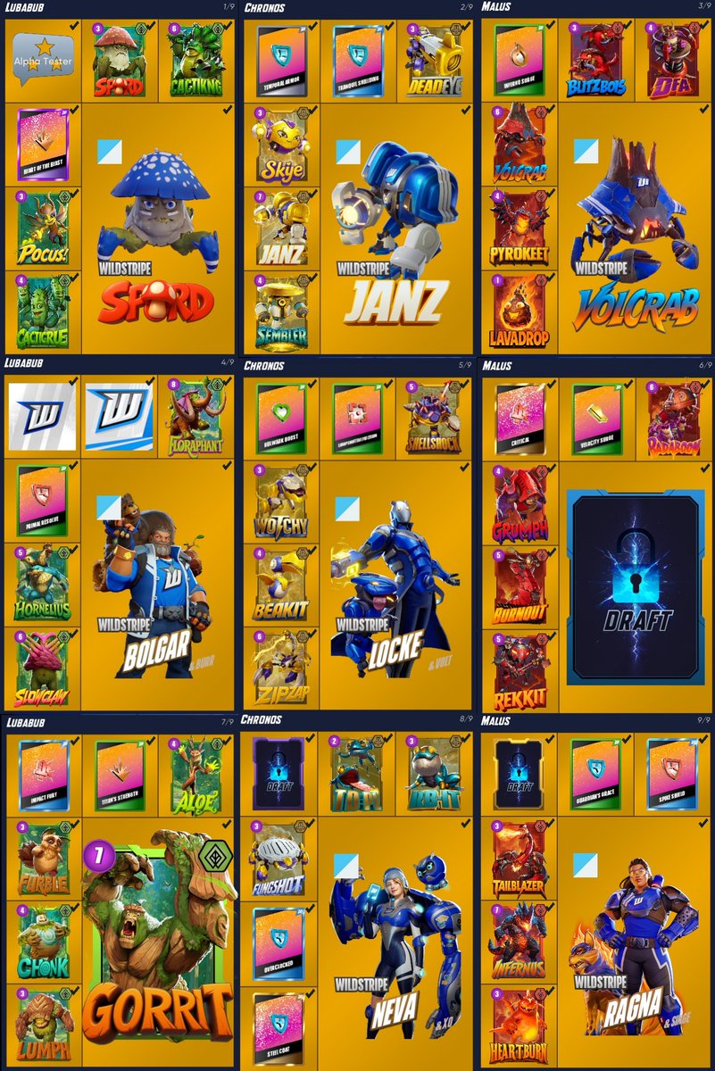 arhegosR's tweet photo. Now, I have got all Limited Time Alpha Skins!!
@PlayWildcard @Thousandsxyz 

Limited Time Alpha Skin will continue to be available after the Next Festival.

you have only a few days left to receive this limited edition Skin.
Servers are open 24 hours a day during this time,
Join us quickly and get a limited edition Skin.

However, be careful!
You may soon fall into a game and forget to claim.

I am looking forward to the additional skins.

Everyone! Let's shout Wildcard!