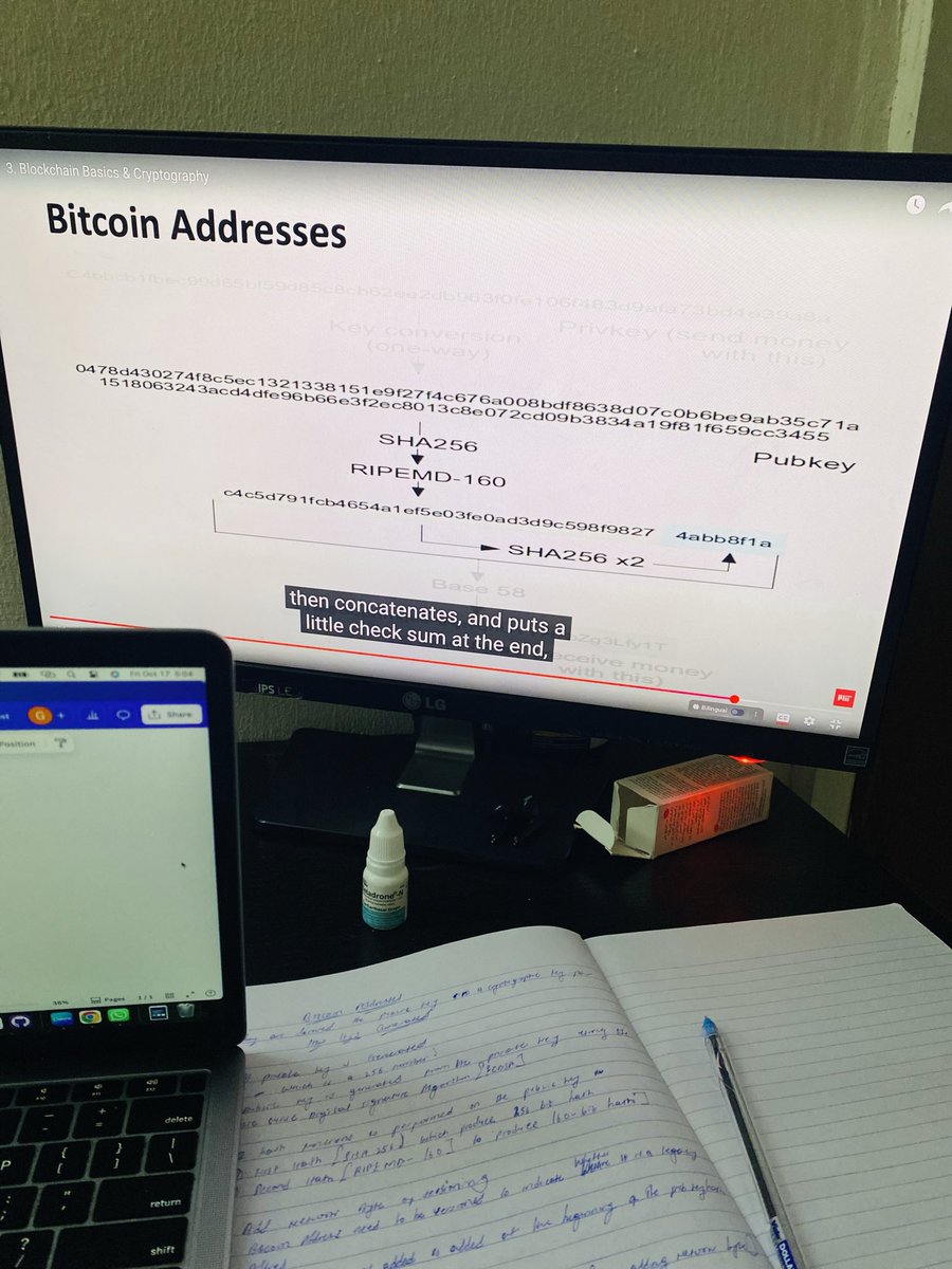 0xdevayo's tweet image. Day 4 of learning about blockchain and money

Prof Gary Gensler is really a good lecturer 

And I learnt a lot about Cryptography, history of cryptography, Asymmetric and symmetric cryptography, hash functions, how wallet address is being created

Will keep going 💯