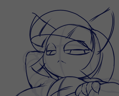 workin on drawing the wife