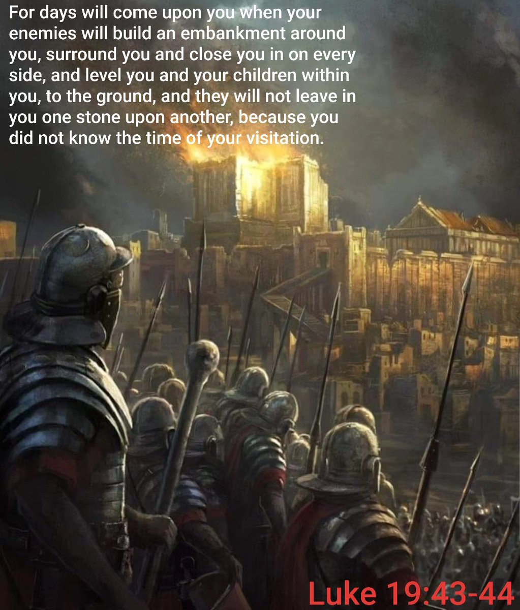 TheScotchBadgr's tweet photo. Daily Bread....Luke 19:43-44
#HolyBible #prophecy #Christianity https://t.co/quF9ncPa3c