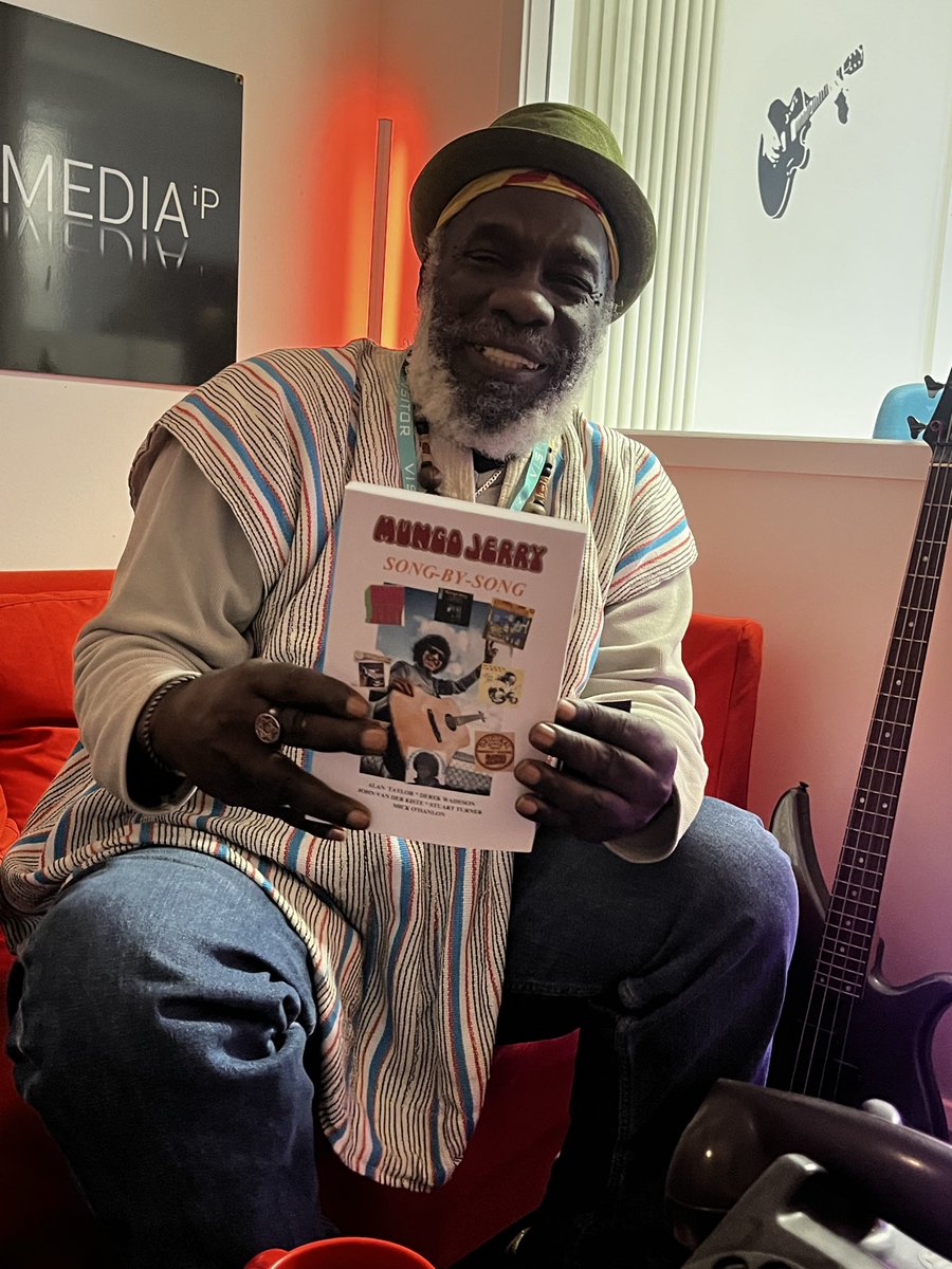 Root Jackson of FBI band popped into the office to give us his new EP master coming out after Christmas and said hi.  Saw Mungo Jerry book on our coffee table that Ray Dorset sent us and recalled meeting Ray at Midem back in the day.
