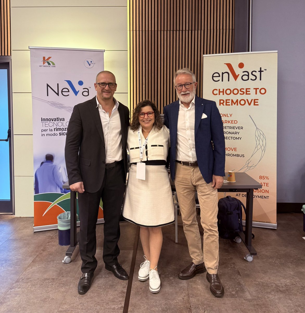 🫀🧠TODAY: #DoTheDropZone at INFARTO E STROKE 2025!

DM <a href="/Diane_Demet/">Diane Demet TANGUN</a> for news on
✅ #NeVa for #FirstPassSuccess with #AIS
✅ #NeVaNET integrated microfilter to maximize clot retention
✅ #enVast: only stent retriever for coronary flow restoration

Hope to see you there!