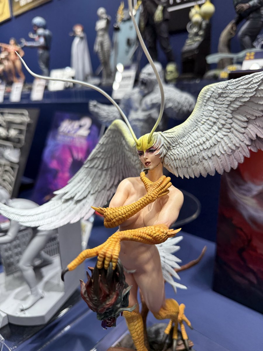 shounen_ric_xp's tweet photo. 【#全日本模型ホビーショー 展示品紹介】
『デビルマン』より1/8スケール シレーヌが登場🪽
2026年3月発売予定で近日受注開始を予定しております💁
お楽しみに‼️

#エクスプラス #少年リック https://t.co/I6ueXe0rCQ