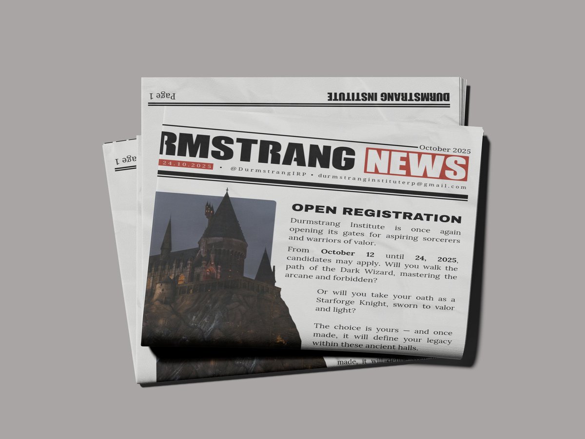 𝐃𝐔𝐑𝐌𝐒𝐓𝐑𝐀𝐍𝐆 𝐈𝐍𝐒𝐓𝐈𝐓𝐔𝐓𝐄. tweet media