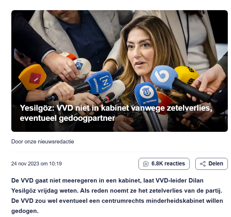Isa_Yusibov's tweet photo. De woorden van Yesilgoz over niet regeren met de PVV en GL/PvdA moet je met een korreltje zout nemen. In 2023 zei ze dat ze de oppositie zou ingaan en ook niet met de PVV wilde regeren. We weten hoe het allemaal afliep. Ergo: she is lying again. https://t.co/lkZROtK5sC