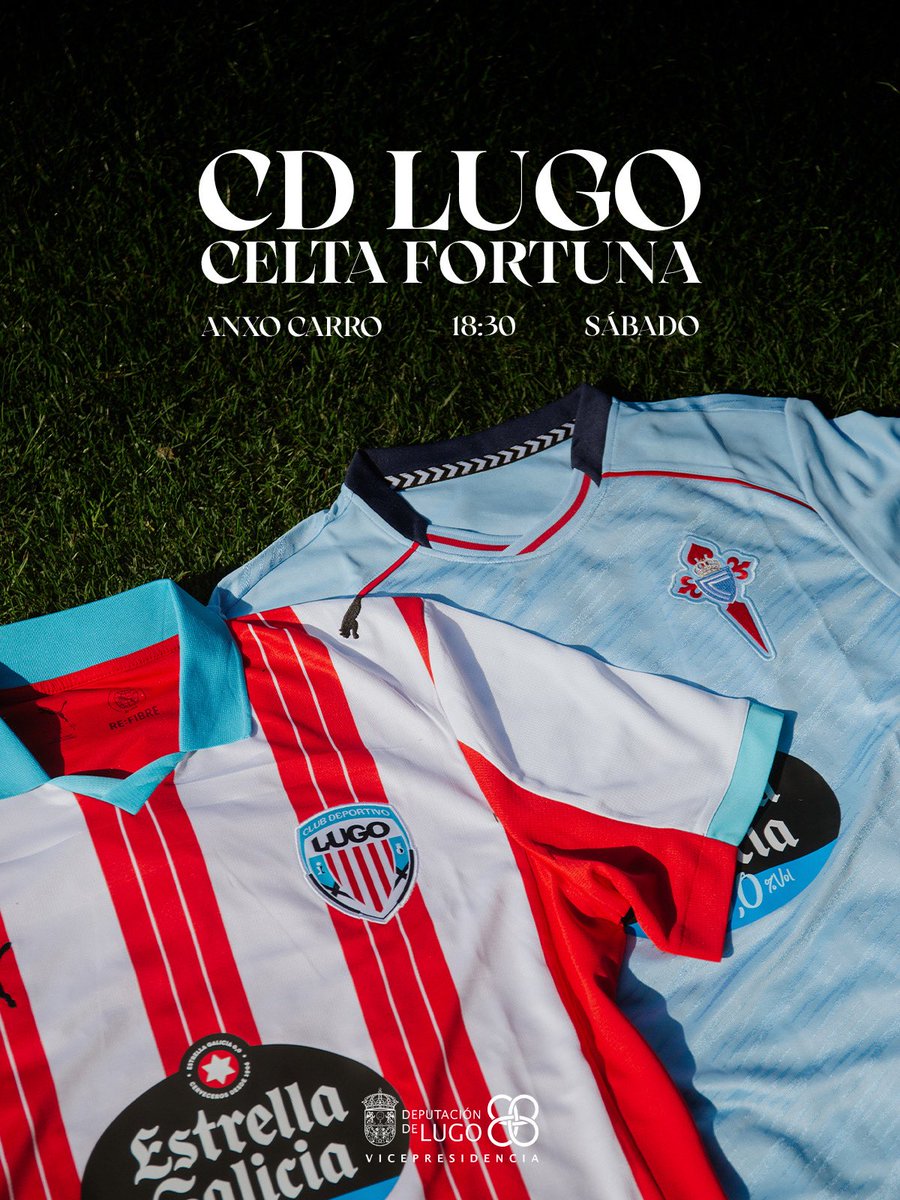 🖼️ 𝐂𝐀𝐑𝐓𝐄𝐋 𝐎𝐍𝐋𝐈𝐍𝐄 | Un derbi para seguir medrando. 

#ADeputacióndeLugoCoDeporte 
#LugoCeltaFortuna
#ForzaLugo