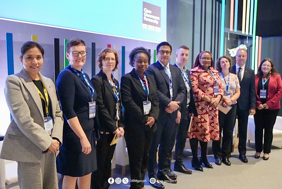 At the 2025 OGP Global Summit in Spain on October 8, Department of Budget and Management (DBM) Secretary and PH-OGP Chairperson Amenah F. Pangandaman joined a high-level panel on “New Strategies in the Fight Against Corruption”.

Read full post: facebook.com/share/p/17F2bP…
#OpenGovPH
