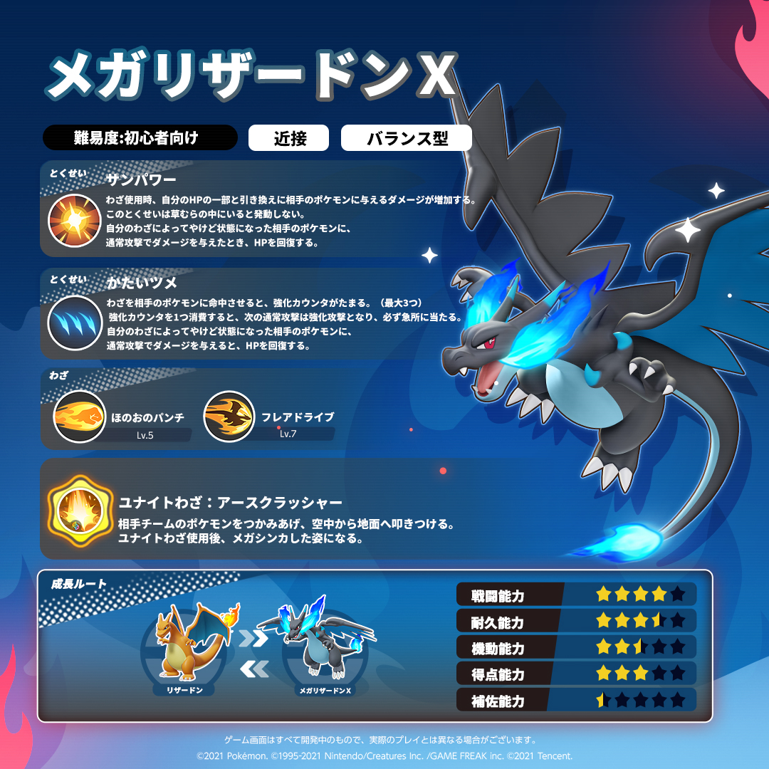 メガリザードンＸのわざを紹介！
#ポケモンユナイト #メガリザードンＸ
※昨日の投稿に誤りがありましたので、再投稿いたします。