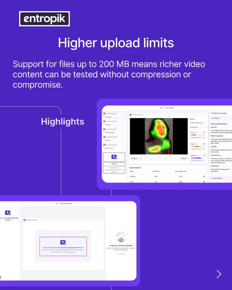 entropik_io's tweet image. It’s Friday, which means another #DecodeDrop ✨

From insights to impact, every feature drop is designed to make research smarter, faster, and more connected. Swipe to see the enhanced and updated features👉 

#Decode continues to evolve, powered by #EmotionAI. 🚀

#Entropik