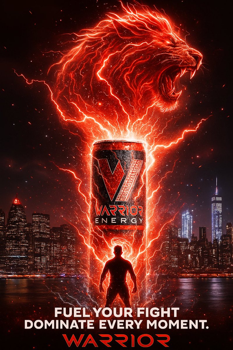 drink_warrior's tweet image. 🔥 Fuel your fight. Dominate every moment. 🔥#WarriorEnergy #FuelYourFight DominateEveryMoment #EnergyUnleashed #StayCharged #WarriorMode #PowerWithin #Energy