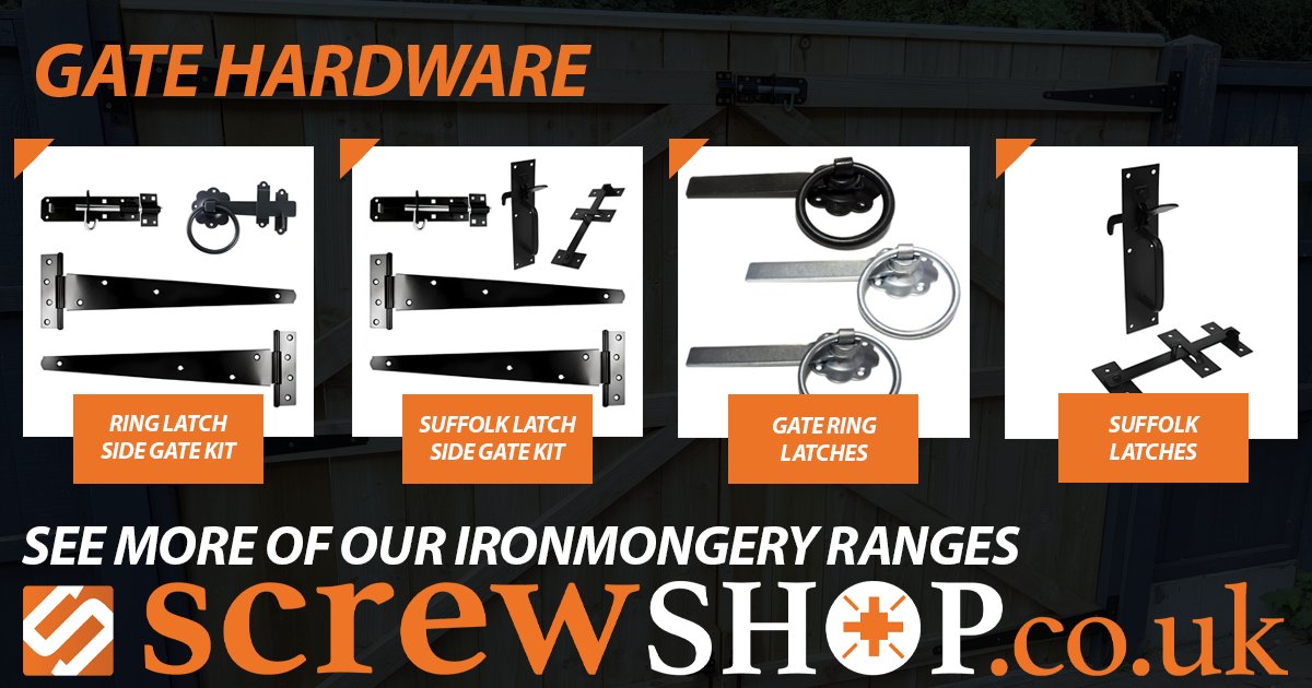 Screw_shop's tweet image. Keep your gates moving smoothly and locking securely with our dependable range of Gate Hardware. 
Screwshop has the reliable hardware you need to get the job done. 

screwshop.co.uk/ironmongery-fu…

#screwshop #gates #latches #ironmongery #gatehardware #building