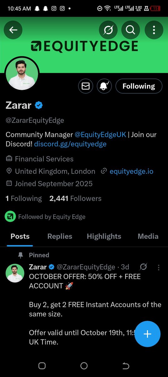 PAsingya's tweet photo. @ZararEquityEdge @EquityEdgeUK Thank you for this opportunity 🙏 Mr Zarar hoping for a good outcome https://t.co/dHVwQstNFA