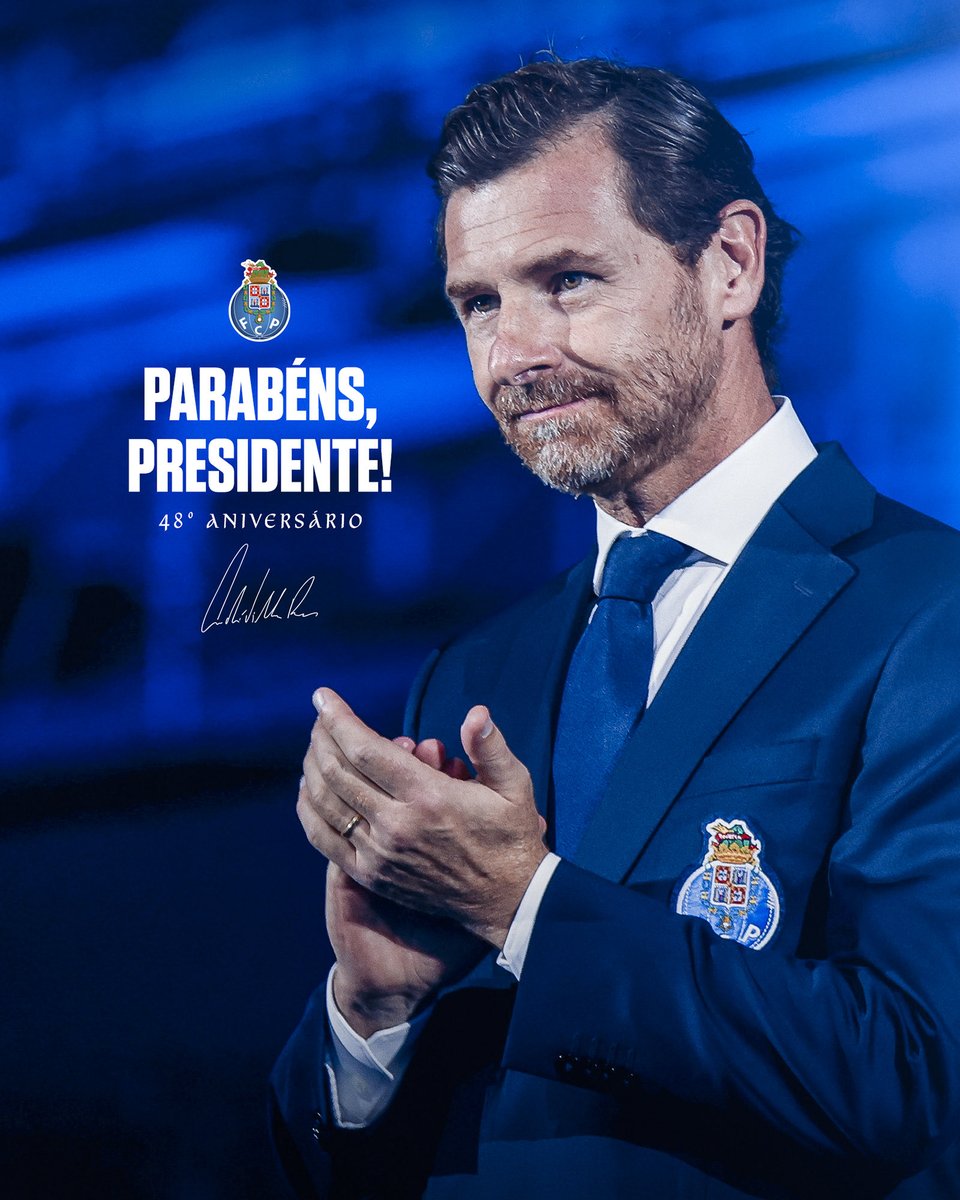 Parabéns, Presidente André Villas-Boas 💙 

#FCPorto