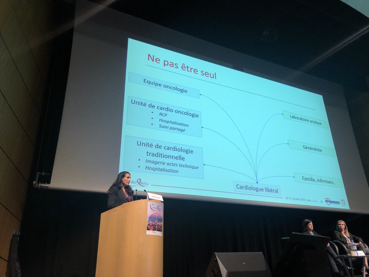 Mirabel Mariana (@drmirabel) on Twitter photo L’exercice de la cardio-oncologie au cabinet. Excellente illustration par la Dre Léa Mimoun au congrès de cardio-oncologie de la société française de cardiologie à Lyon. L’exercice de la cardio-oncologie au cabinet. Excellente illustration par la Dre Léa Mimoun au congrès de cardio-oncologie de la société française de cardiologie à Lyon.